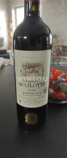 Bordo Domaine Lilotte 2020