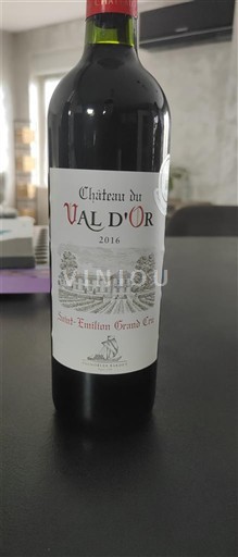 Bordeaux Saint-Émilion Grand Cru Grand Cru Château Val d'Or 2016