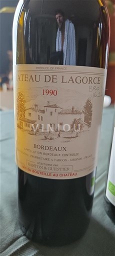 Bordeaux Château Lagorce 1990