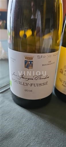 Burgund Pouilly-fuissé Jean-François Auvigue 2018