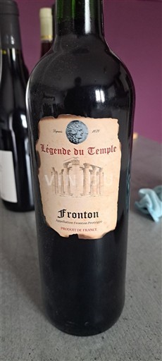 Југозапад Фронтон Légende du Temple Non Millésimé