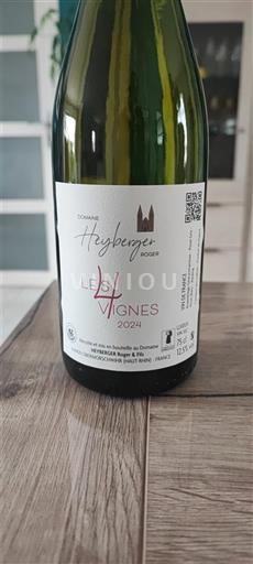 Алзас Аласас Domaine Heyberger Les Vignes 2024