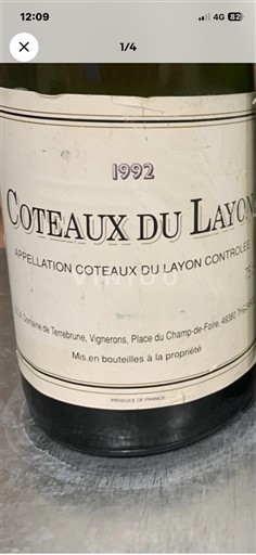 Lugina e Luarës Coteaux-du-Layon Domaine Tenebrune 1992
