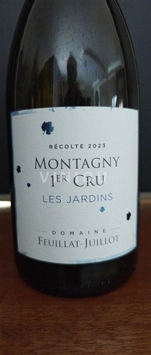 Burgundi Montagny Premier Cru Domaine Feuillat-Juillot Les Jardins 2023