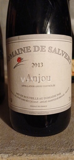 Lugina e Luarës Anžu Domaine Salvert 2013