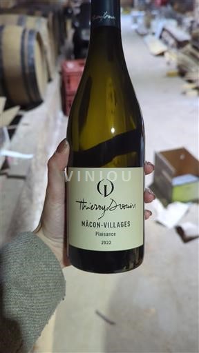 Burgundi Mâcon dhe Mâcon-Village Thierry Drouin Plaisance 2022