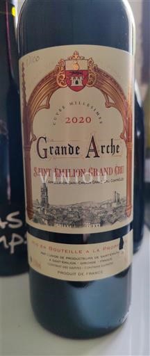 Bordoja Saint-Émilion Grand Cru Château Grande Arche Millésimée 2020