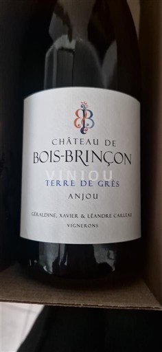 Lugina e Luarës Anžu Château Bois-Brinçon Terre de Grès Jo Viti