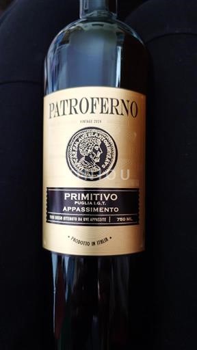 Apulija Nespecificirano Patroferno Primitivo Puglia I.G.T. Appassimento 2024
