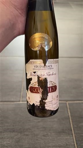 Алзас Rizling Vendanges Tardives Domaine Koehly 2007