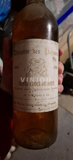 Bordoja Sainte-Croix-Du-Mont Domaine Palmiers 1986