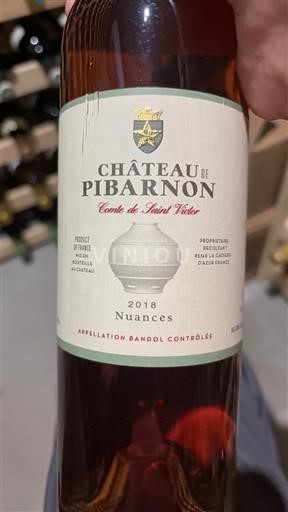 Provence Bandol Château Pibarnon Nuances 2018