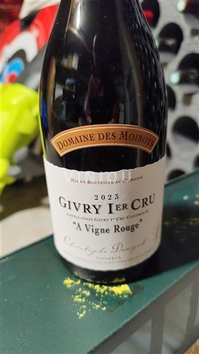 Burgundi Givry Premier Cru Domaine Moirots A Vigne Rouge 2023