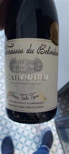 Vale do Ródano Cairanne Terrasses du Belvédère Sélection Vieilles Vignes Não Sazonado