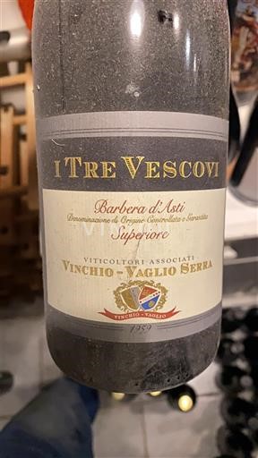 Pijemont Barbera d'Asti Vinchio - Vaglio Serra I Tre Vescovi 2013