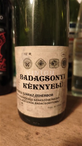 Badacsony Nespecificirano Badacsonyi Szakszövetkezet 1990