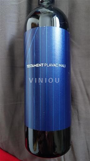 Dalmatia Ikke spesifisert Testament Plavac Mali 2018