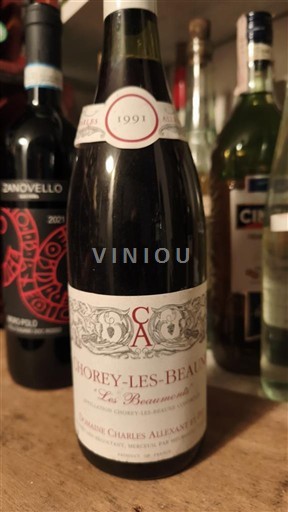 Burgundi Chorey-lès-Beaune Domaine Charles Allexant Les Beaumonts 1991