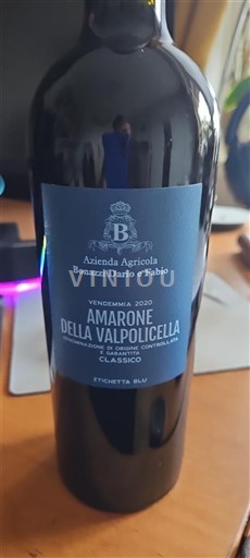 Veneto Амароне дела Валполичела Azienda Agricola Bonazzi Dario e Fabio Etichetta Blu 2020