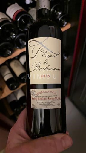 Bordeaux Saint-Émilion Grand Cru Grand Cru Barberousse L'Esprit de Barberousse 2018