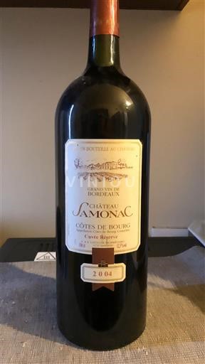 Bordoja Côtes-de-bourg Château Samonac Réserve 2004