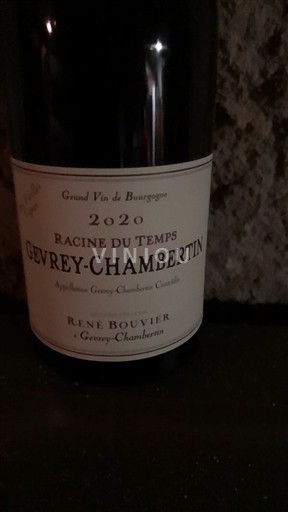 Burgundija Gevrey-chambertin René Bouvier Racine du Temps 2020
