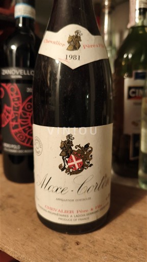 Burgundi Aloxe-Corton Chevalier Père & Fils 1981