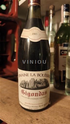 Lugina e Ronës Gigondas Domaine La Bouïssière 1985