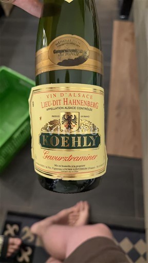 Алзас Гевурцтраминер Koehly Lieu-dit Hahnenberg 2013