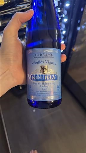 Алзас Rizling Koehly Lieu-dit Hahnenberg Vieilles Vignes 2023
