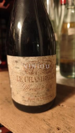 Burgundi Meursault Henri de Villamont Le Chambellan 1984
