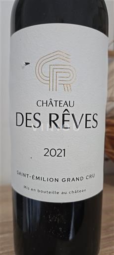 Bordo Сент-Емилион Гранд Кру Grand Cru Château Rêves 2021