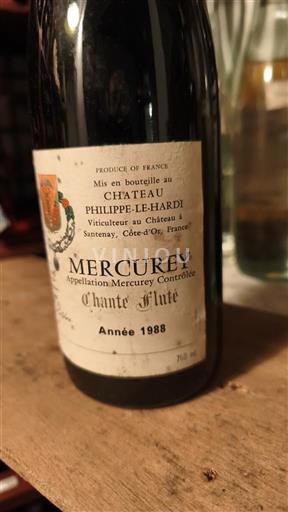 Burgund Mercurey Château Philippe-Le-Hardi Chante Flute 1988