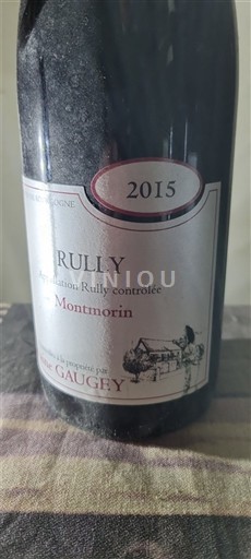 Burgundi Rully Gaugey Montmorin 2015