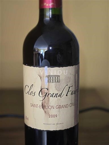 Burdeos Saint-Émilion Gran Cru Grand Cru Clos Grand Faurie 2009