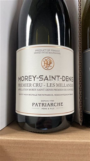 Burgundi Morey-saint-denis Premier Cru Patriarche Les Millandes 2022