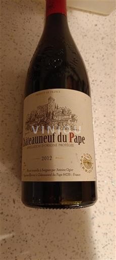 Lugina e Ronës Châteauneuf-du-Pape Antoine Ogier 2012