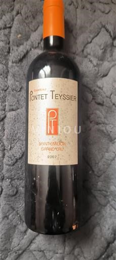 Bordo Сент-Емилион Гранд Кру Grand Cru Château Pontet Teyssier 2007