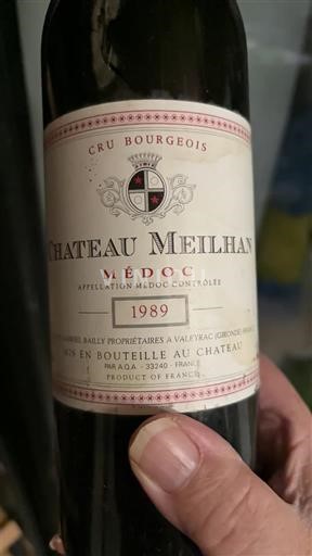 Bordoja Médoc Château Meilhan 1989