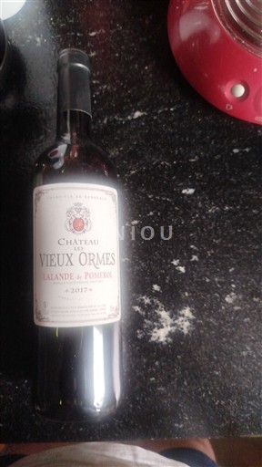 Bordoja Lalande-de-pomerol Château Vieux Ormes 2017