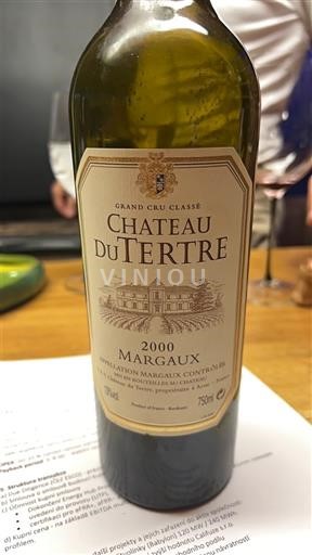 Bordoja Margaux Grand Cru Château Tertre 2000