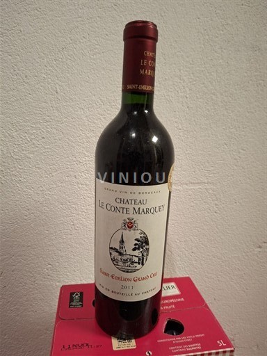Bordoja Saint-Émilion Grand Cru Château Le Conte Marquey MISE EN BOUTEILLE AU CHATEAU ST-HYPPOLITE 33 2011