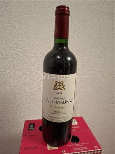 Bordoja Médoc Château Haut-Maurac CRU BOURGEOIS 2006