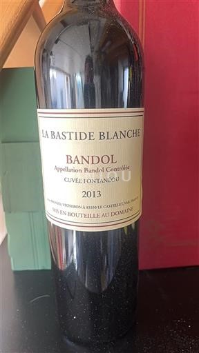 Provence Bandol La Bastide Blanche Fontaneou 2013