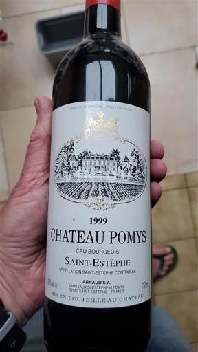 Bordoja Saint-Estèphe Château Pomys 1999