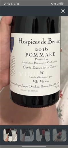 Burgundi Pommard Premier Cru Hospices de Beaune Dames de la Charité 2016