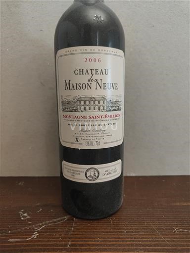 Bordoja Montagne-saint-émilion Château Maison Neuve 2006