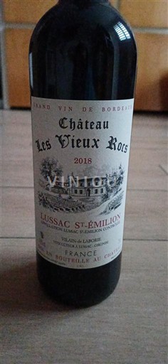 Bordoja Lussac-Saint-Émilion Château Les Vieux Ros 2018