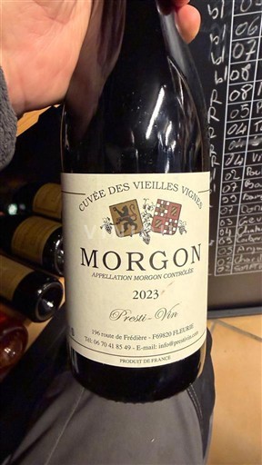 Beaujolais Morgon Prosit Vin des Vieilles Vignes 2023