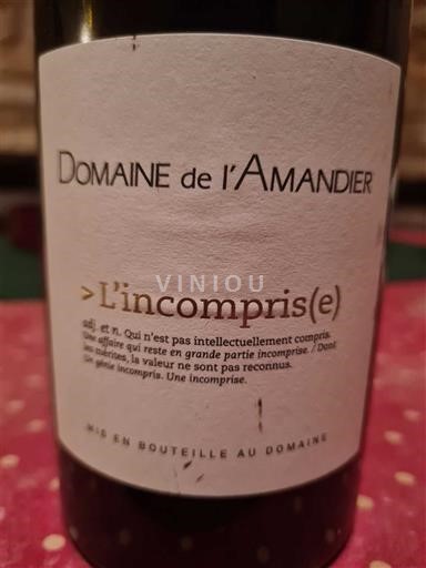 Languedok Saint-Chinian Domaine L'Amandier L'incompris(e) 2023